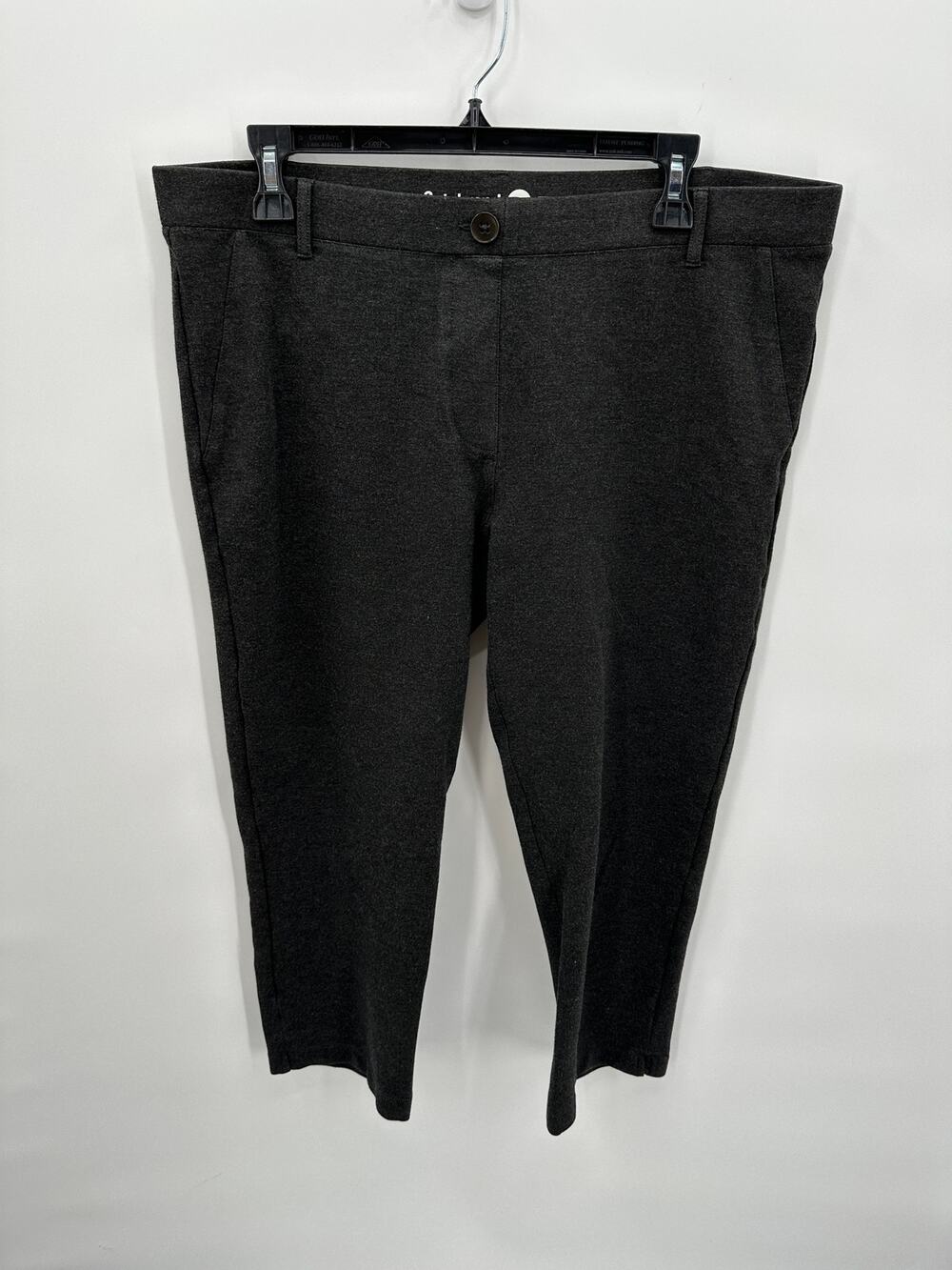BETABRAND Crop Two-Pocket Dress Pant Yoga Pants W0429-CH // XL